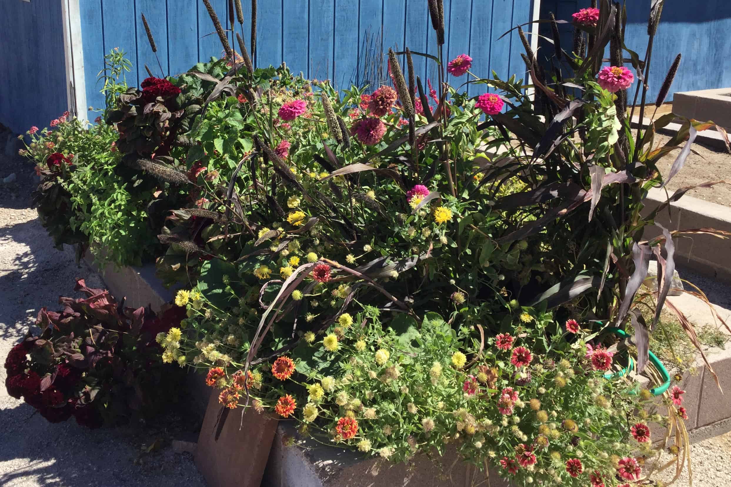 Flower garden bed