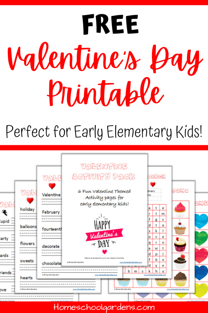 pinterest image for Valentine's Day Printable