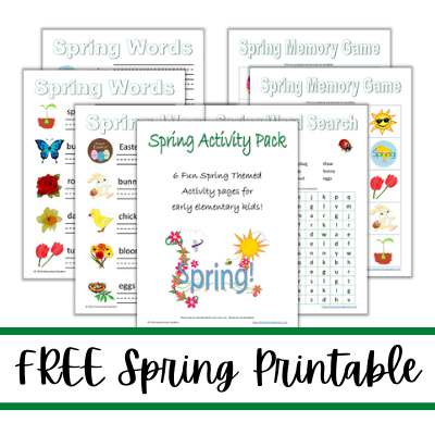 Free – Spring Activity Printable