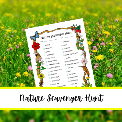 Nature Scavenger Hunt Printable – Free Printable