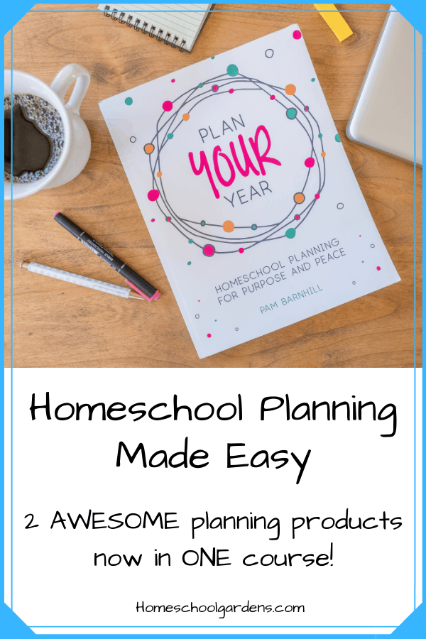 homeschool planning course, pinterest image