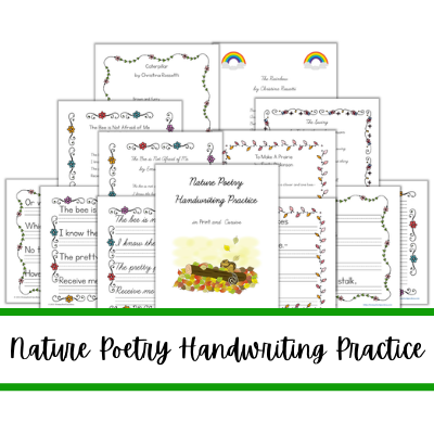 Nature Poems for Kids Handwriting Practice