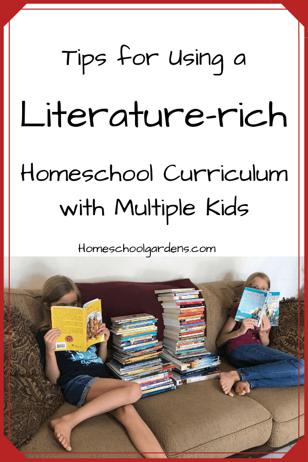 kids on couch with books, pinterest image