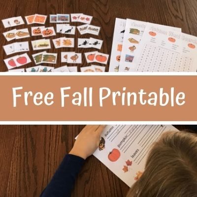 FREE – Fall Printable for Kids