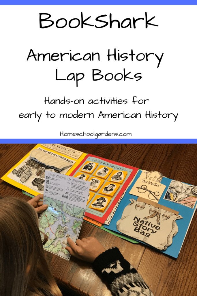 BookShark American History 1 lap book pinterest image