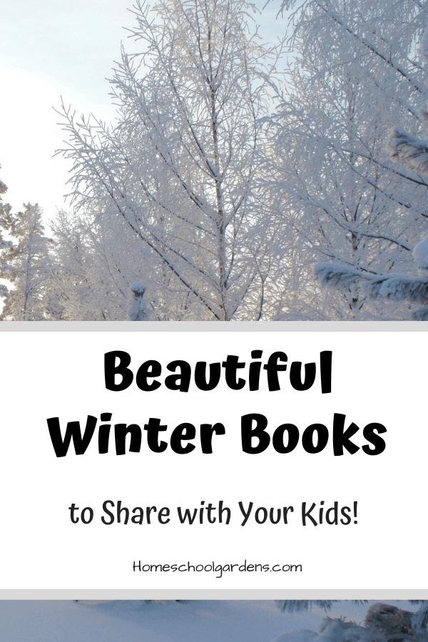 pinterest image for Winter Books for Kids