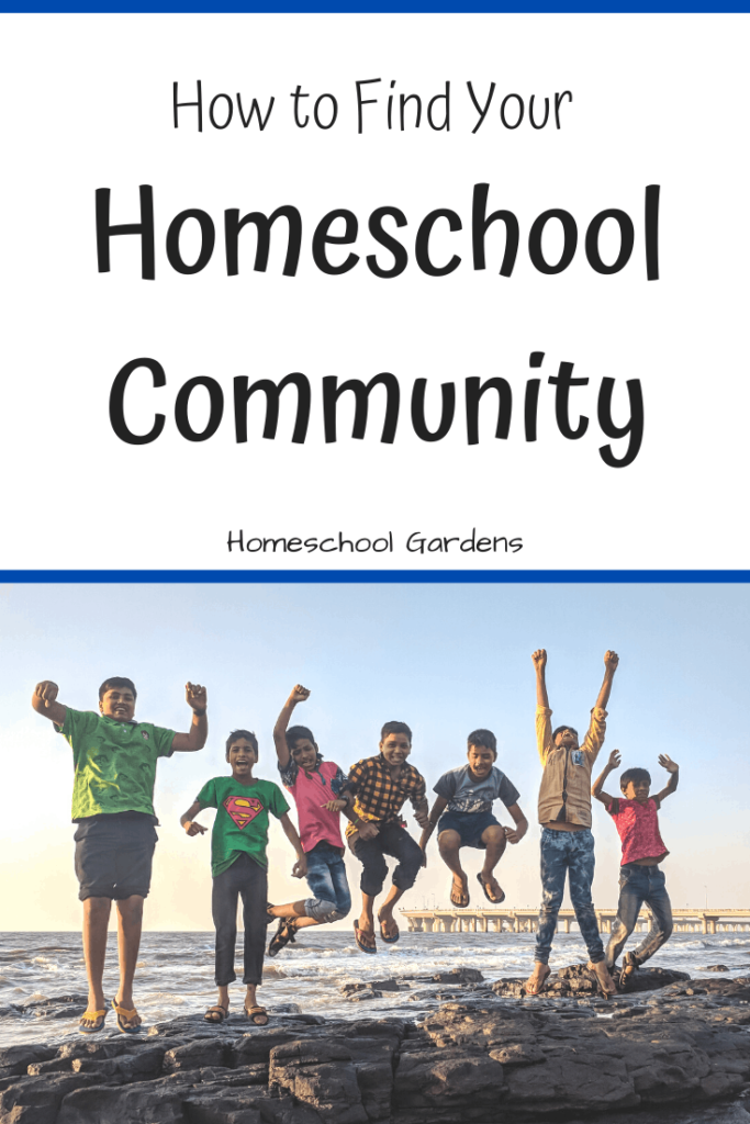 pinterest image for how to find a homeschool group