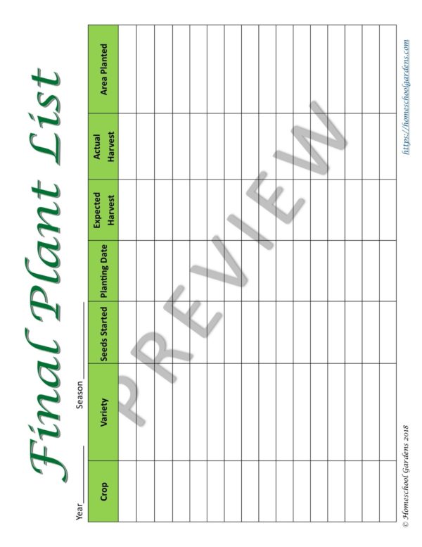 Garden Planner preview