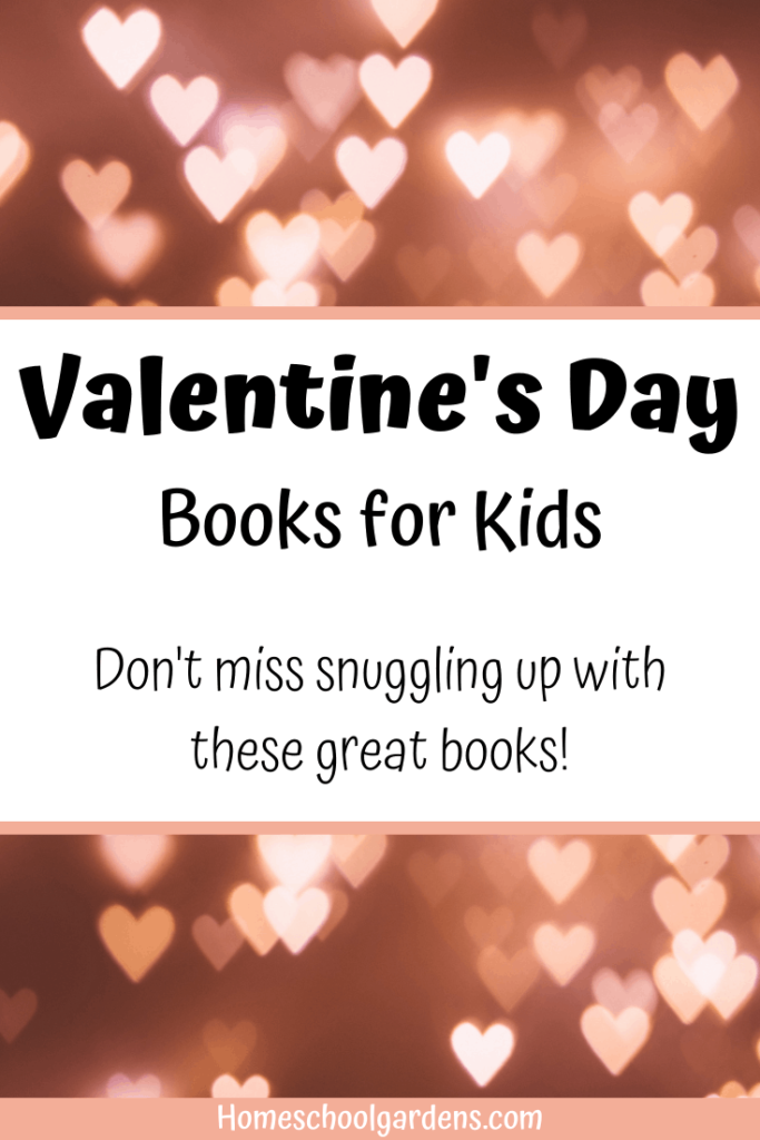 pinterest image for Valentine's Day Books for Kids