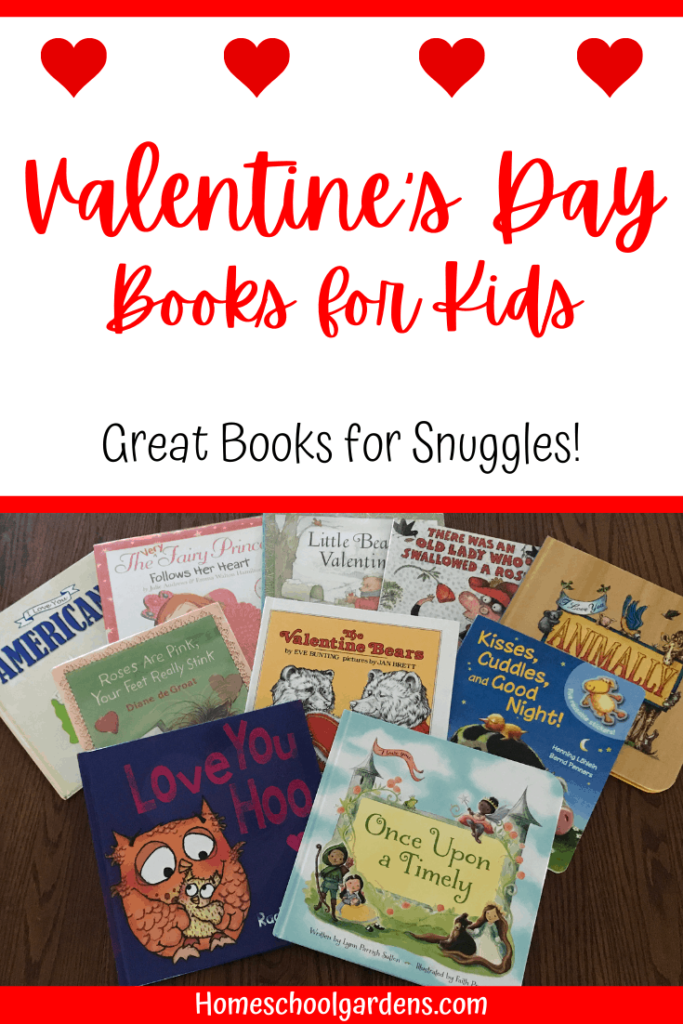 pinterest image for Valentine's Day Books for Kids